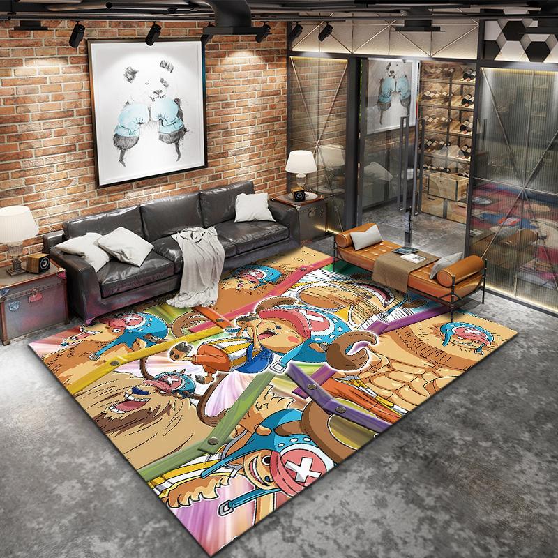 One Piece Tony Tony Chopper Tapijt Vloerkleed Voor Woonkamer Slaapkamer Huis Bank Decoratie, Kinderen Spelen Antislip Vloermat