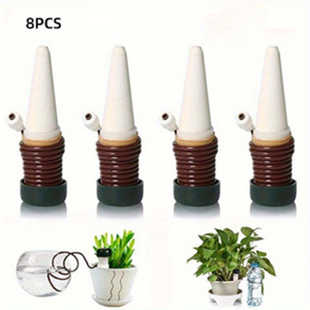 

8pcs Automatic Watering Device, Home Self-Watering System for Plants, Plant Houseplant Care,Durable Ceramic Plant Accessories