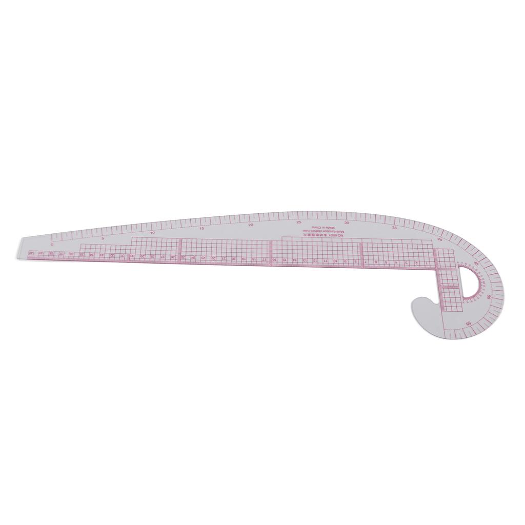 58cm 6501 Curved Ruler High Accuracy Transparent Body Plastic Curved Ruler Sewing for Sewing Pattern Design