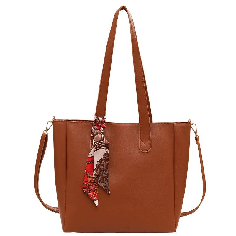 New leather tote bag creative and practical women's tote bag trendy fashion large capacity shopping bag