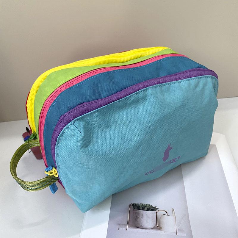 

Dopamine Lightweight Waterproof Nylon Toiletry & Makeup Organizer, 4L Large Capacity, Outdoor Crossbody Bag небесно-голубой