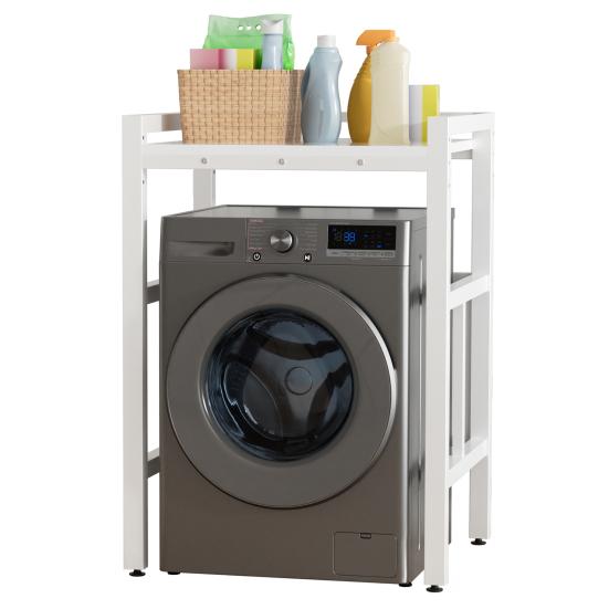 Washing Machine Shelf, Over The Washer Storage Shelf, Height-Adjustable Dryer Stand, Storage Rack Over the Washing Machine, Load Capacity 250 Kg