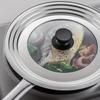 Stainless Steel Universal Lid For Pot And Pan Skillet Lid Pot Cover Fit 8.66-11.Inch Cookware Frying Pan Cover Pan Lid With Knob