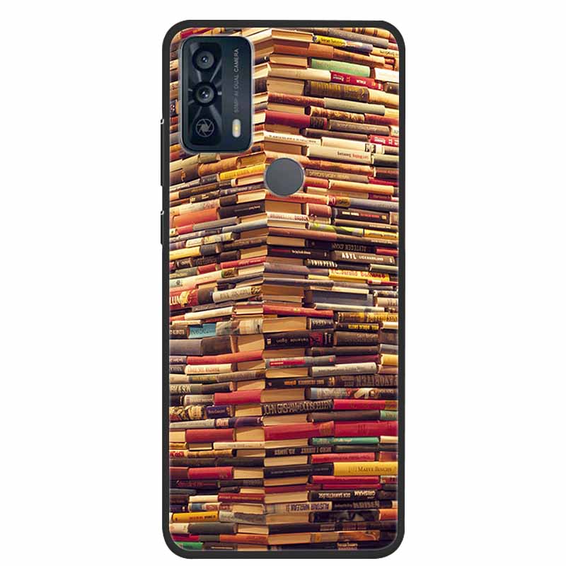 For TCL 20Y 20E Case Luxury Soft Silicone TPU Back Cover For TCL 20Y 20B Phone Cases TCL20Y 20 Y TCL20E Cute 6125F Funda Cartoon