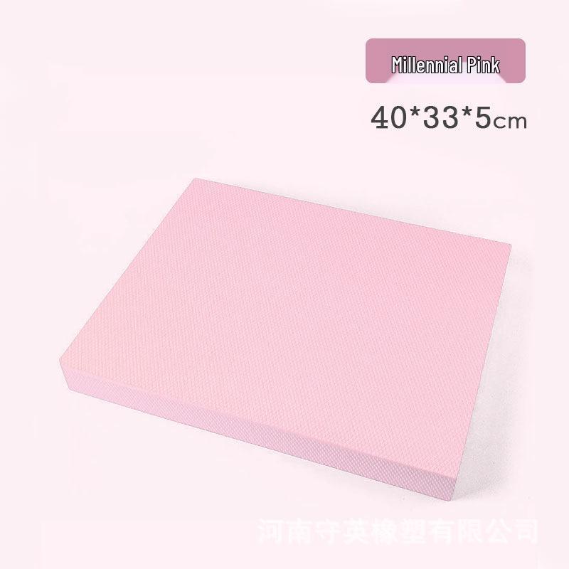 TPE Förtjockad Yogabalansplatta – 6 cm Knästående & Planka Stöd för Träningspass