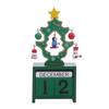 Creative Wood Desktop Calendar Ornament Perpetual Calendar Blocks Present for Christmas Decor