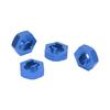 4PCS Wheel Hex Hub Adapter Aluminum Alloy Wheel Hex Coupler for   LaTrax Teton 1Celsius18 RC Truck