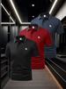 Men's Piped Trim Short Sleeve Polo Shirt, Casual Museum Tour Tops, Regular Fit for Art Sightseeing Errands Outdoor Walk Commute Leisure Wear