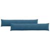 Sofa Cushions 2 Pcs Blue 200 X 40 Cm Cord Fabric