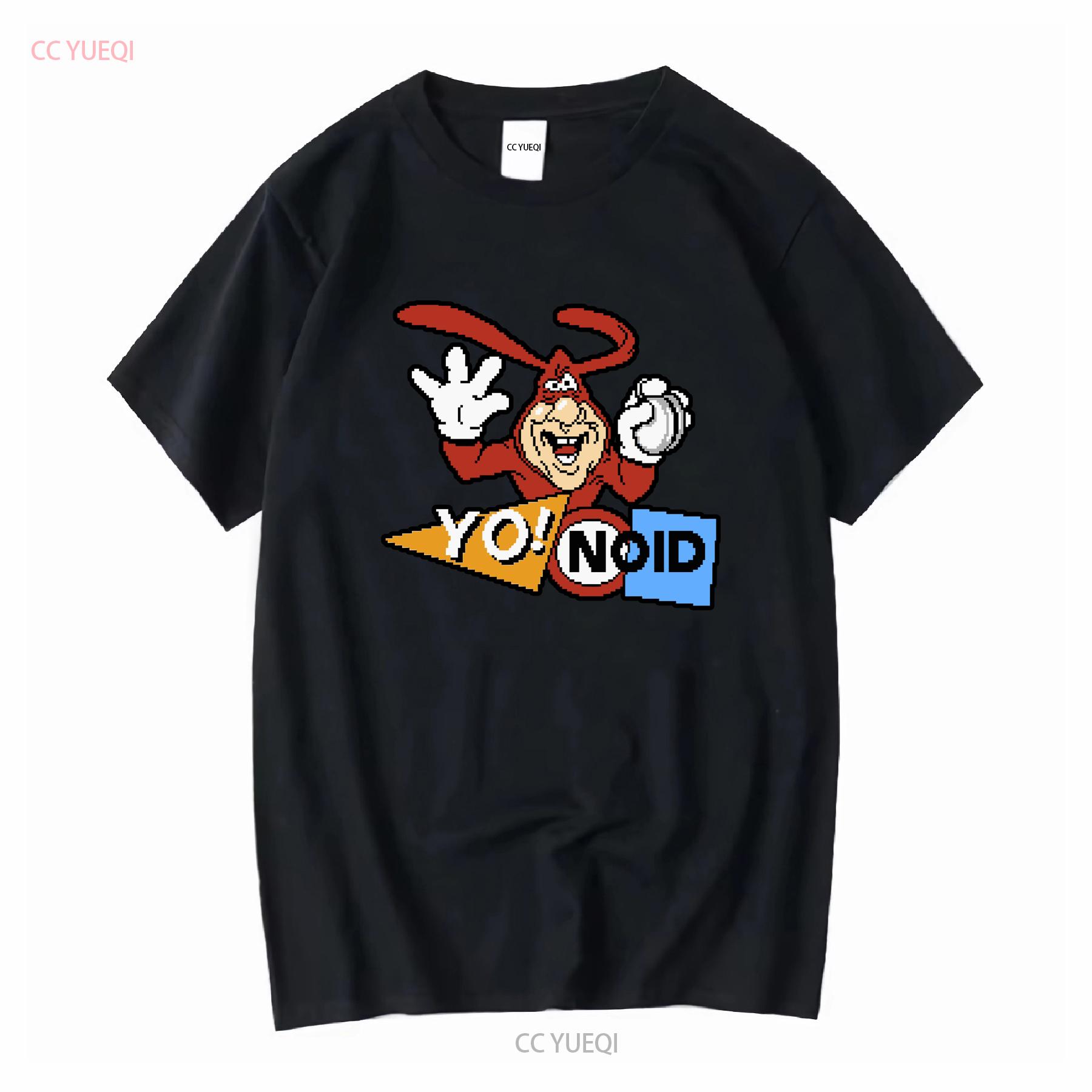 

Yo Noid T Shirt New Small Med Large XL Classic 80s Video Game NES Pizza long or short sleeves vintage Washed fashion streetwear 4XL