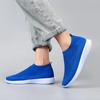 Knitted Sneakers for Women 2026 Autumn Slip  Breathable Mesh Casual Shoes Woman Flat Heels Plus Size Loafers Zapatos Mujer