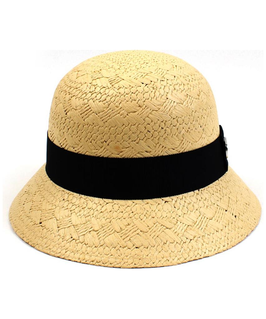 Yunibeosyeolkemiseuteuli Sv Modern Summer Raffia Cloche Hat Summer Fedora