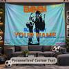 Wall Hanging Tapestry Custom NameEminem Pattern Personalized Printed Fabric Wall Decor