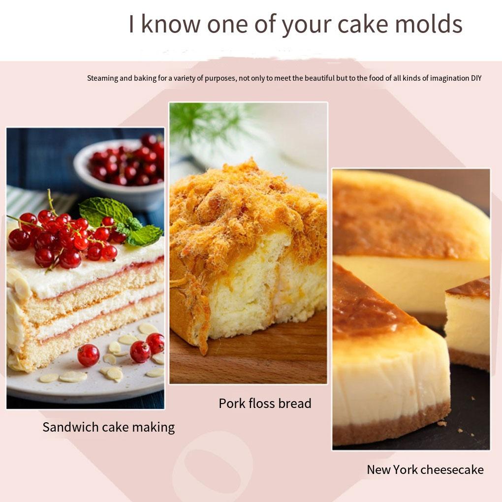 Non-Stick Silicone Cake Decorating Mold Baking Pan Fondant Round Trays DIY Pastry Tools Bakeware Household Kitchen