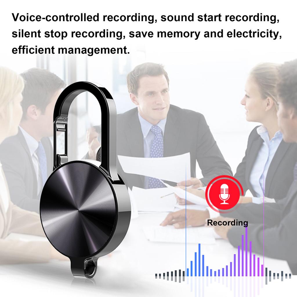 S25 Mini Voice Recorder Portable Keychain Digital Rectangle Dictaphone USB Audio Sound Recorder Micro Activated Recorder MP3