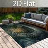 2D Stone Ruins Carpet Living Room Large Rug Ancient Stairs Bedroom Decor Creative Area Rugs Sofa Floor Mat Lounge Gift
