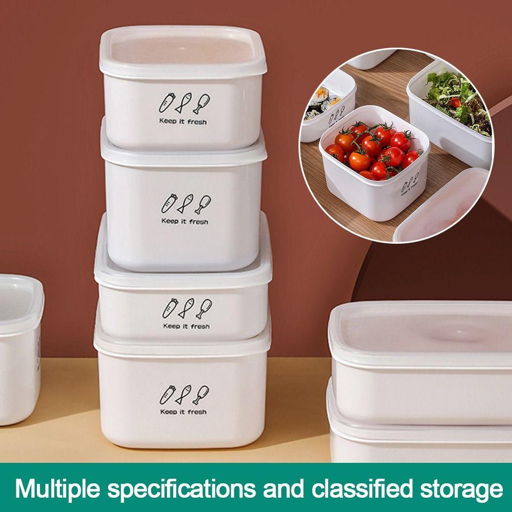 Moisture-proof Dried Fruit Box Sealed Jar Large Capacity Fridge Organizer Useful Food Storage Box