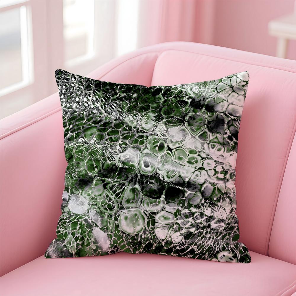 

fashion luxury Advanced snake skin texture Cushion Cover Pillow Case Soft Skin Friendly Fabric Concealed Zipper 30X30cm
