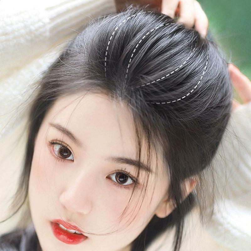 14Cm Natural Invisible Hair Pad Women Hair Styling Fluffy Hair Lining Head Top Cover Synthetic Seamless Braiding Extension