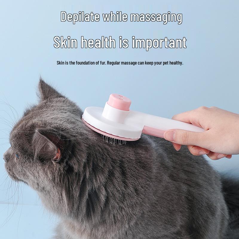 Self-Cleaning Pet Massage Comb for Hair Removal