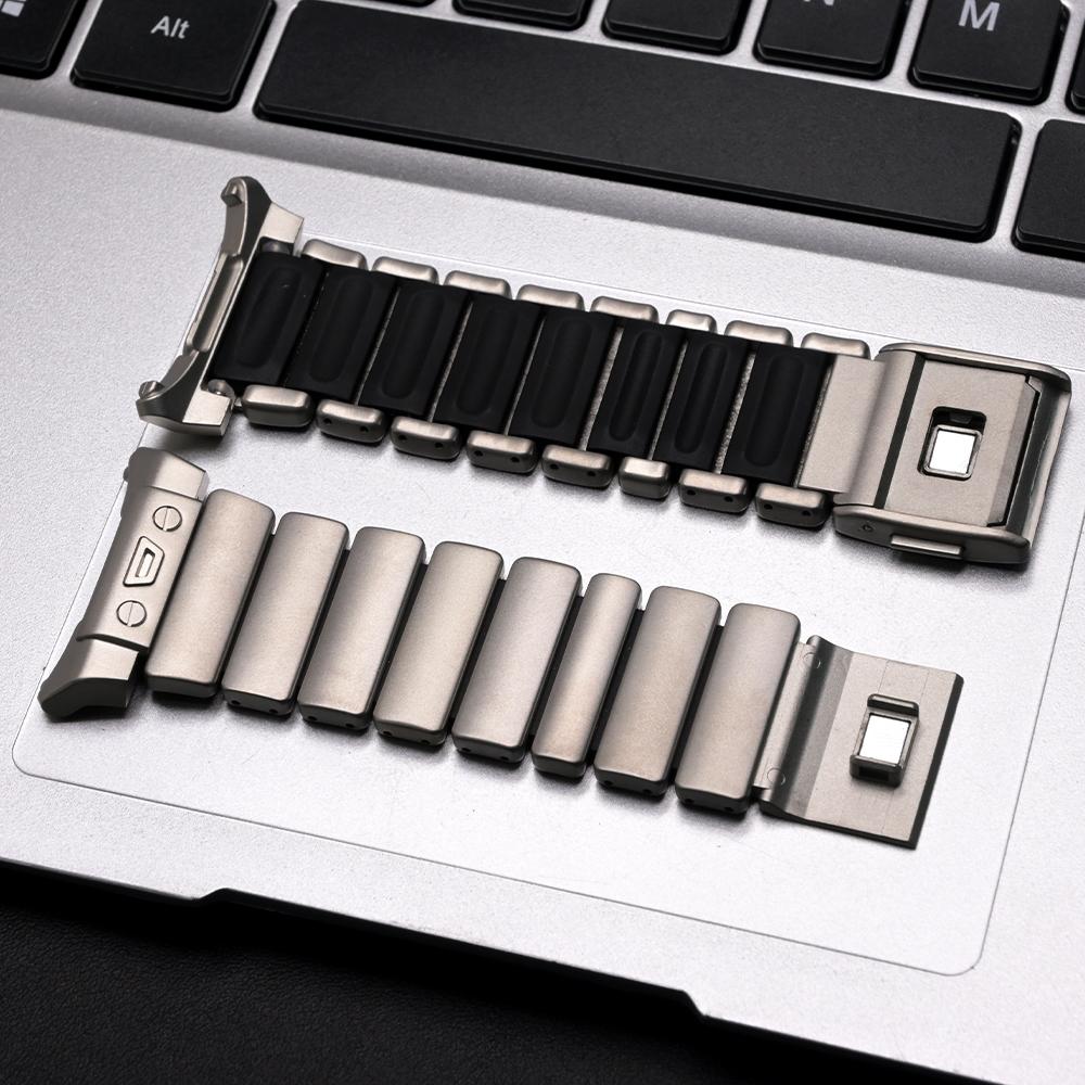 

Металлический ремешок из титана для Samsung Galaxy Watch Ultra 2025 47 мм Титановый оранжевый ремешок Для galaxy watch Ultra 7 47 мм Резиновый браслет Galaxy Ultra 2025