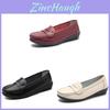 Leather Womens Loafers With Soft Pu Insole For Casual Summer Wear