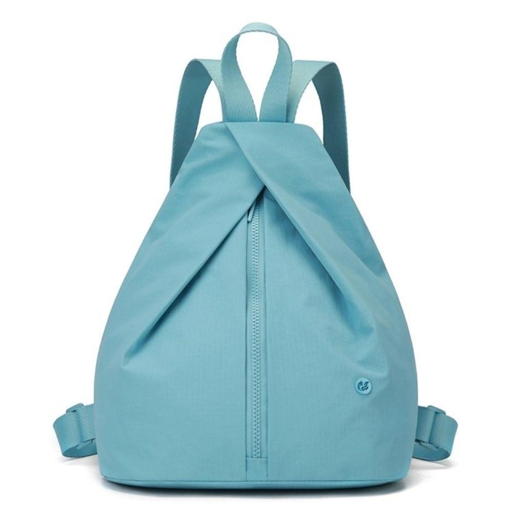 Women Triangle Large Capacity Nylon Backpack with Adjustable Straps for Daily Commute Travel