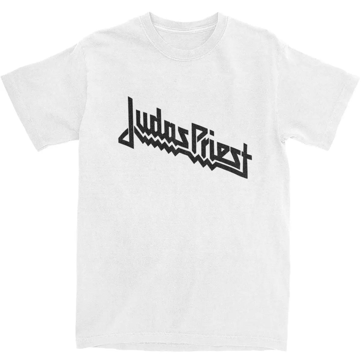 Judas Priest Pure Cotton Tshirts Rock Band Logo Fashion T... S