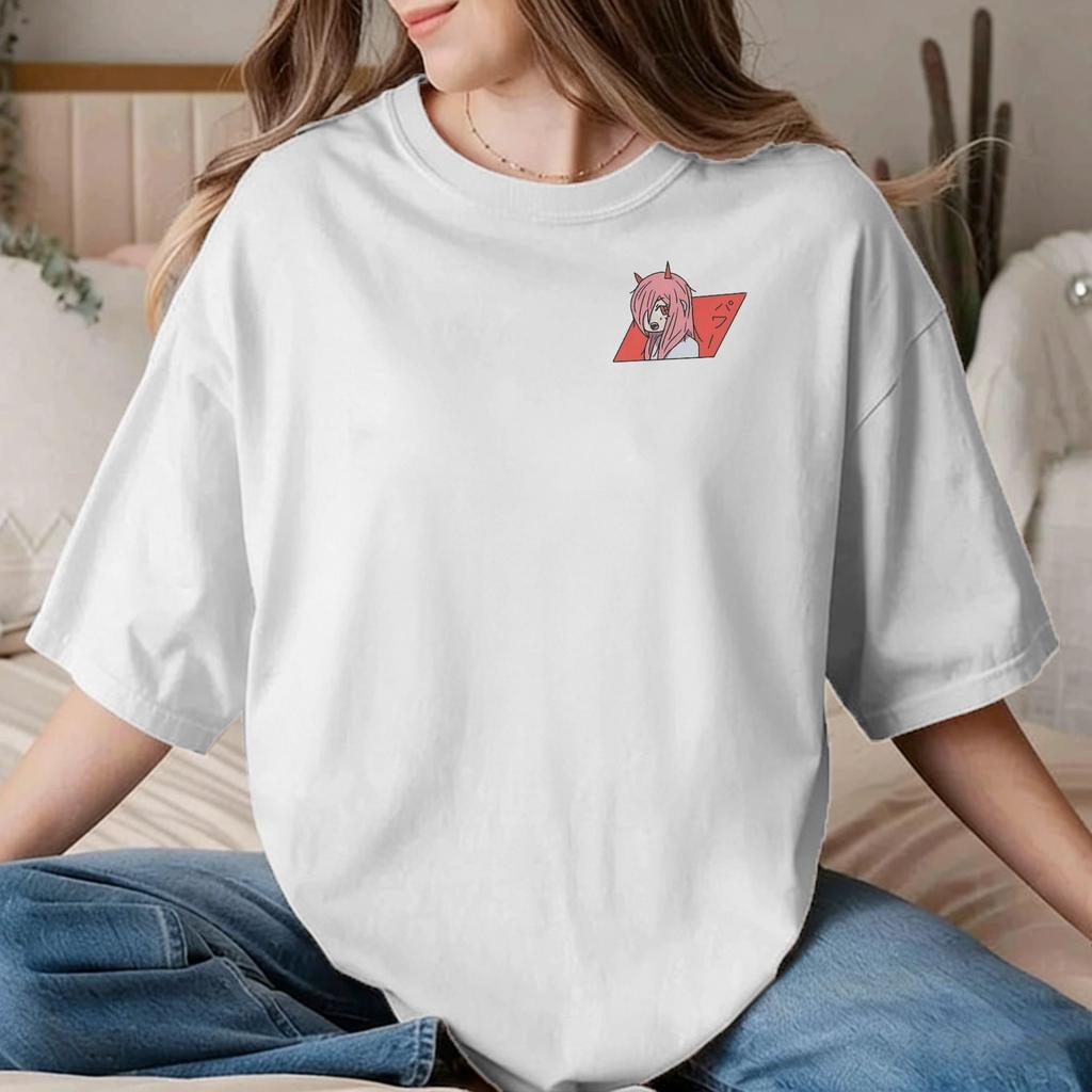 Fun Power ChainsawUnisexs TShirt Unisex Unisexs Crewneck Pure Cotton T Shirts Anime Unisexga Short Sleeve Tees New Arrival Clothes