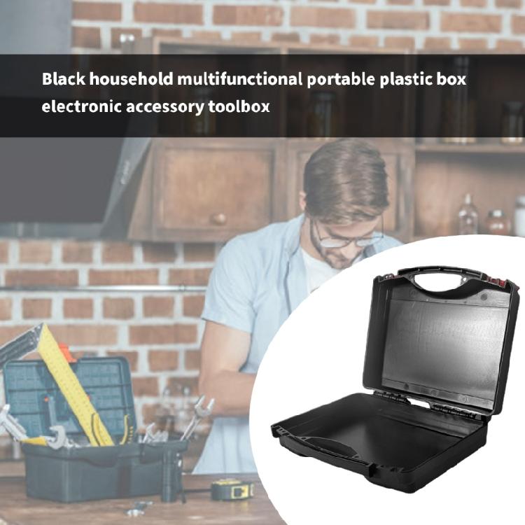 Plastová úložná krabice na nářadí, kufr na nářadí pro rodiny a profesionály, pohodlný design pro uspořádané uložení příslušenství