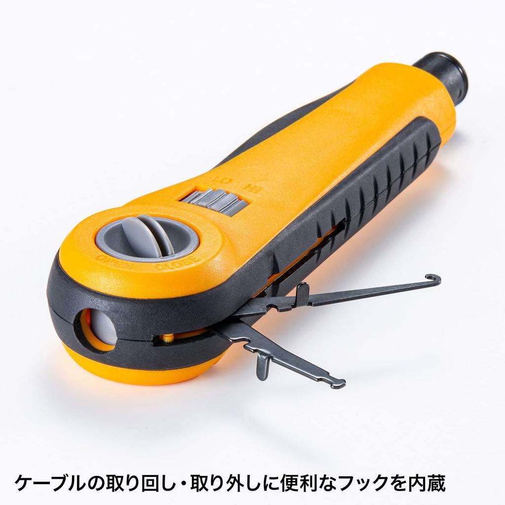 Sanwa Supply LAN-TL19 Punch Down Tool (Compatible with 110/88 Block Standards)