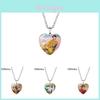 Colar Lindo em Forma de Coração do Bts Com Acentos de Pedras Preciosas Para Fãs de Joias K-pop