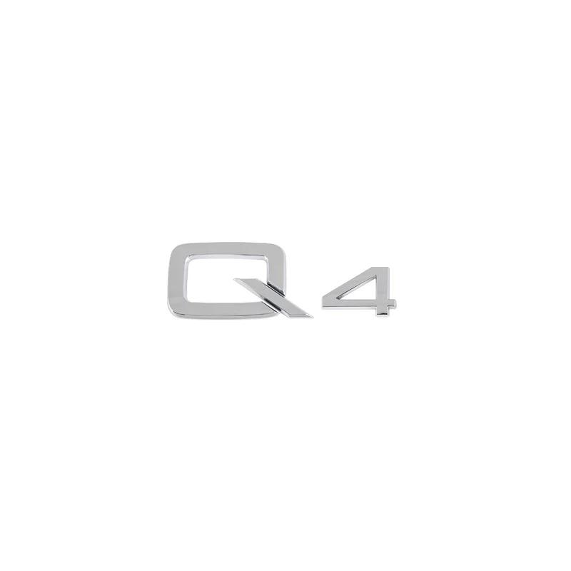 ABS Numbers Letters Q2 Q3 Q4 Q5 Q6 Q7 Q8 Emblem for Audi Q series Car Fender Trunk Rear Logo Sticker Black Silver Accessories