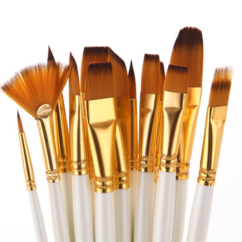 Buy Nylon Hair Paintbrushes Kit Watercolor Acrylic Painting Drawing Tools at affordable prices