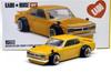 MINI GT 164 scale KAIDO HOUSE - NISSAN SKYLINE 2000 GT-R (KPGC10) KAIDO STREET V2 - Yellow KHMG228
