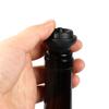1/5PCS Home Bottle Black Wine Stopper Rubber Pump Preserver Vacuum Suction