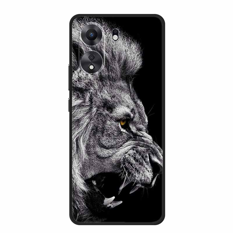 For Xiaomi Poco C65 Case Animals Soft Silicone TPU Phone Cases Back Cover For Xiaomi PocoC65 6.74" Wolf Protector Cute Girl Para