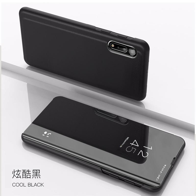 

Розкішний дзеркальний смарт-чохол для Samsung Galaxy Z Fold 2 Шкіряний магнітний відкидний чохол для телефону Samsung Z Fold 2 Z Fold 3 For Galaxy Z FOLD 2 чорний