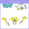 Cute Spongebob Squarepants Cake Toppers For Kids Birthday Party Supplies