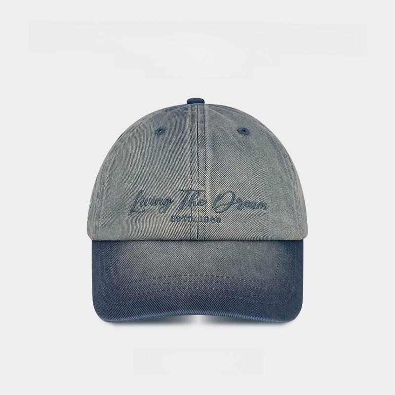 Baseball Cap With Letter Embroidery And Wide Brim For Sun Protection And Fashion