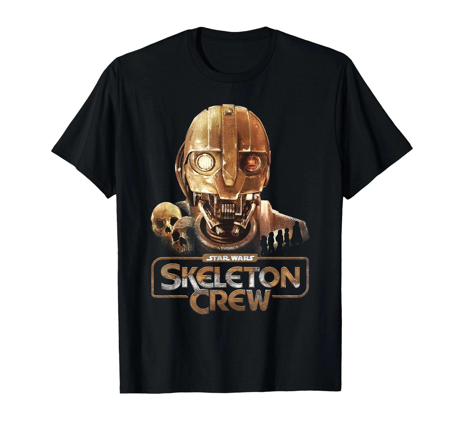 

Star Wars Skeleton Crew Sm-33 Droid Big Head Portrait T-Shirt_ 3XL