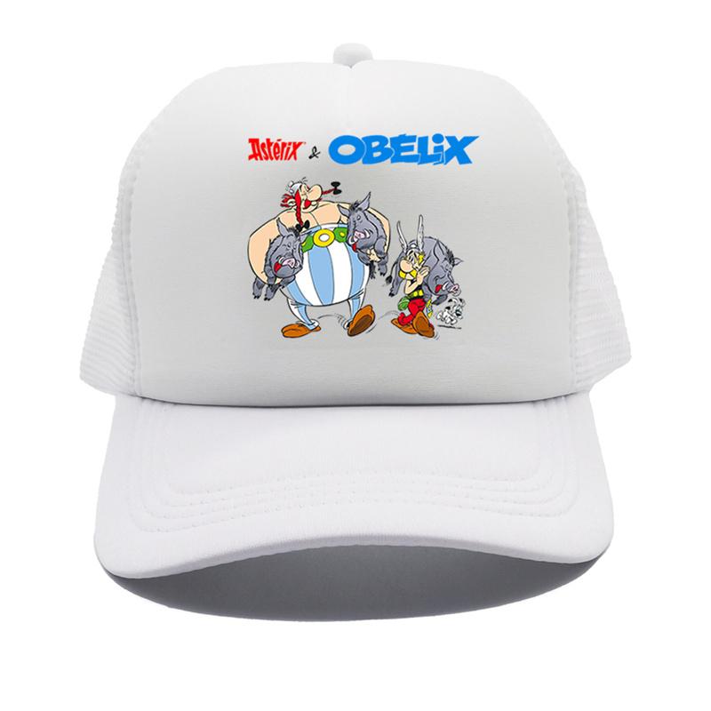 

Asterix and Obelix Trucker Hat Amine Cute Mesh Snapback Baseball Caps Women Unisex Sun Beach Cap Adult Summer Outdoors Hats