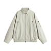 Vielseitiger Mantel Minimalistische Baumwolljacke Herren 2026 Jacke Gewaschen Alt gemacht Revers Herren Oberteile Frühjahrs- und Herbstkleidung Atmungsaktive Arbeits-Freizeitjacke