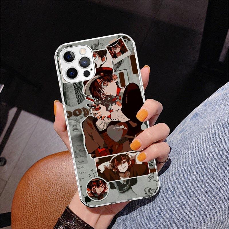 Anime Toilet Bound Hanako Kun Phone Case For iPhone 17 Air 16 Pro Max 16E 15 + 14 Plus 11 12 13 Mini 7 8 SE Gift Print Cover Fun