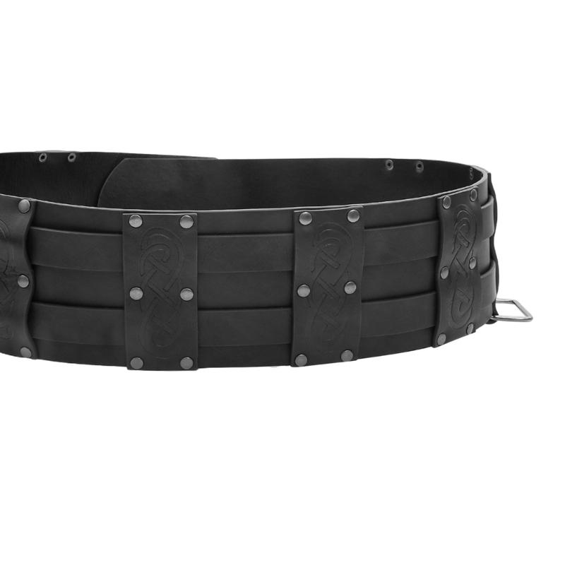 Middle Ages Waistband Perfect for Costume Parties Gatherings Cosplay Brown Belt Embossed Belt Brown Waistband