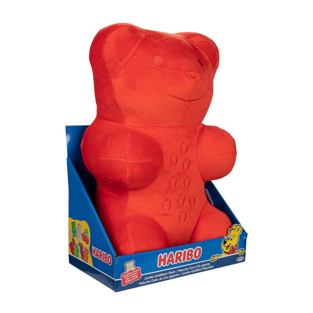 Haribo Jumbo Plush Gold Bear Red Collectible Toy Figure