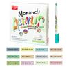 12-60 Colors Acrylic Brush Marker Pens for Fabric Canvas Stone Metal Ceramics DIY Painting Pen