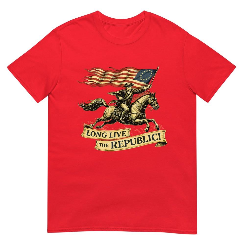Minuteunisex Long Live The Republic Usa 1776 2026 4th Of July Tshirt S