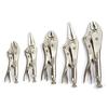 WORKPRO 5-Piece Locking Pliers Set, Curved Jaws, Long Nose