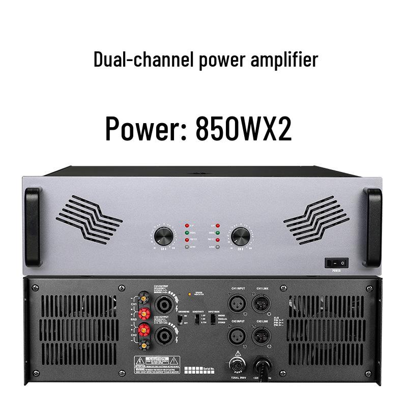 2U3U High Power 1600W Dual Channel Professional Stage Amplifier for KTV